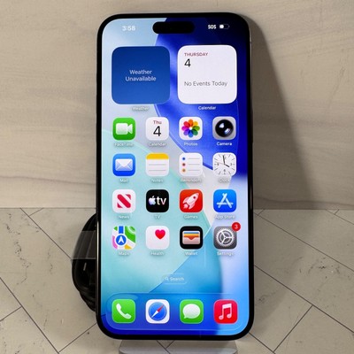 Apple iPhone 15 Pro Max 256GB Black Unlocked Verizon AT&T T-Mobile Xfinity #H30
