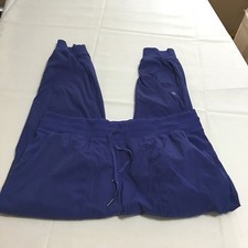 Lululemon Dance Studio Jogger Women 14 Blue Ribbed Texture Drawstring