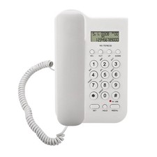 Corded Telephone with Speaker Caller ID Display Built in Calculator Desk Phone H