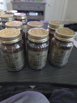 Chelated Copper 100 Tablets Exp. 01/2029 Lot Of 6 
