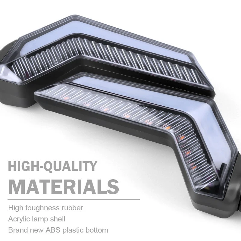 Luz de intermitente LED indicadora azul ámbar intermitente universal para moto Foto 4 de 4