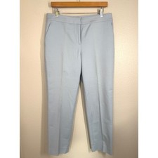 St. John Women's Light Blue Trouser Dress Pants Size 8 Career Business Casual