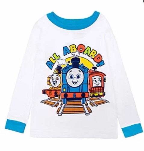 Kleinkind Jungen Thomas und seine Freunde Rundhals Langarm 4-teilig Pyjama Sets - Bild 6 von 6