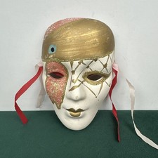 Venetian Masquerade Mask 5  Gold Carnival Wall Decor
