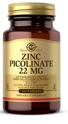 Zinkpicolinat 22 mg 100 Tabletten Solgar