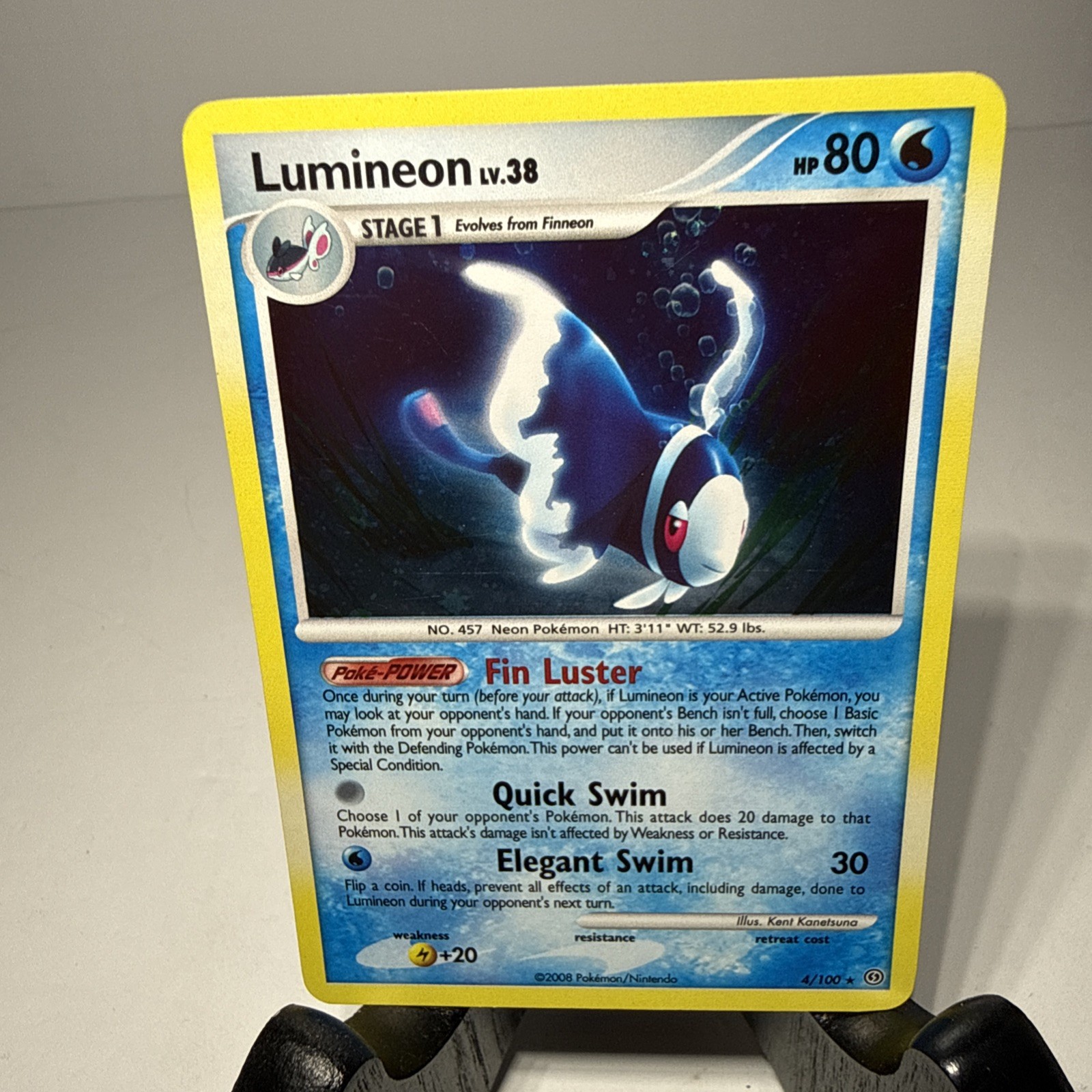 Lumineon 4/100 Stormfront Holo LP