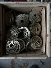 Coil Roofing Nails – 2 Boxes – Galvanized – For Roofing Nail Gun