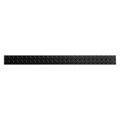 For Jeep Wrangler 1987-1995 Warrior 908CPC Black Diamond Plate Rear Back Plate