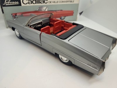 NICE SCHUCO #5505 BATTERY OPERATED SILVER CADILLAC De VILLE
