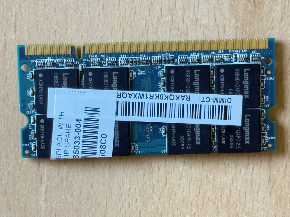 Ramaxel 4GB 2x2GB DDR2 PC2-6400S, 800MHz SO-DIMM Memory Module RMN1740EF48D8W - Image 4 of 4