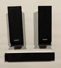 Sony SS-TSB101 SS-CTB101 Left Right Center Speakers Set home surround sound