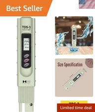 Handheld TDS Meter - Style 1 - Metal - High Accuracy