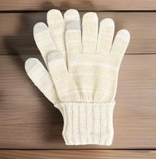 Style  Co. Women's Shine Gloves, Ivory, One Size