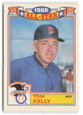 1989 Topps #1a Tom Kelly Minnesota Twins