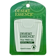 Desert Essence Tea Tree Oil Dental Tape Waxed 30 Yds 27.4 m 88357AA 718334220628