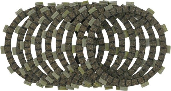 EBC Brakes Kupplungsscheiben Kit FüR Yamaha TRX 850 1996 1997 1998 Schwarz-image