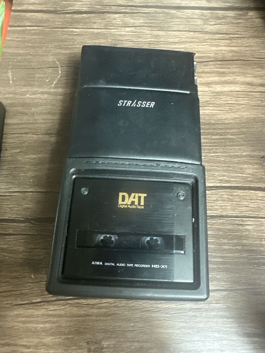 その他 AIWA DAT Aiwa Strasser HD-X1 Portable DAT Digital Audio Tape Recorder | eBay