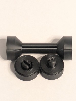 35mm To 120 Adapters Black Color With Take Up Spool 3 Piece Set