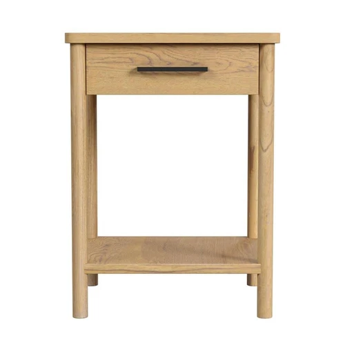 Butler Specialty Company Lennon 1 Drawer Rounded Leg Wood Nightstand - Natural - Picture 2 of 7