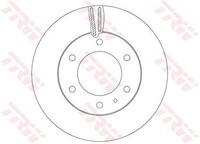 2X Bremsscheibe Vorne Trw DF6812S FÜR Ford