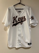 Frederick Keys Baseball Jersey Men’s Sz Large OT Sports Good Shp White Orioles