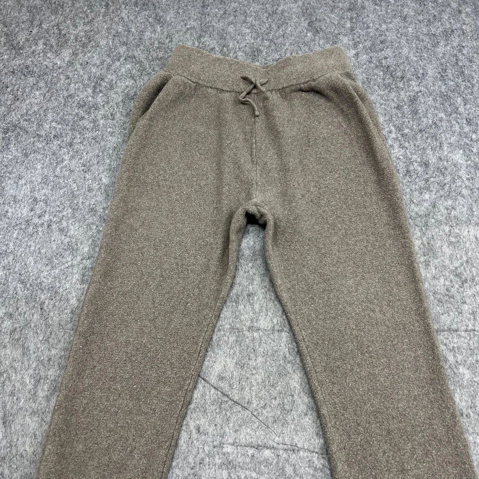 Abercrombie & Fitch Jogger Pants Womens Small Taupe Soft Sweater Knit Relaxed - Image 4 of 4