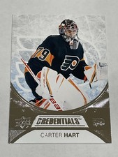 2021-22 Upper Deck Credentials Hockey #25 - Carter Hart - Philadelphia Flyers