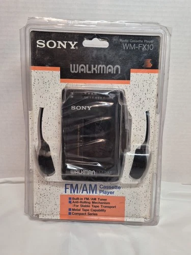 NEW Sealed Vintage Sony WM-Fx10 Walkman Personal FM/AM Radio Cassette Player