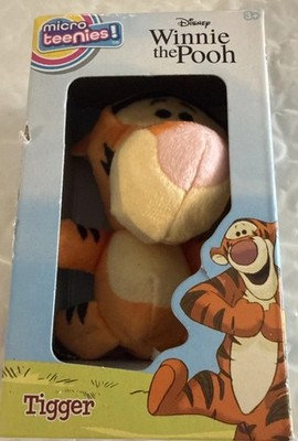 Disney Winnie the Pooh Micro Teenies! TIGGER 3-Inch Micro Plush NIB