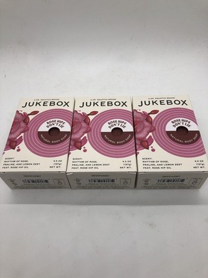 Jukebox Rose Hips Don t Lie lot of 3 soap bars