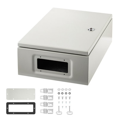 16 x12 x6 Electrical Enclosure Box-Carbon Steel Hinged Junction Box-Weatherproof