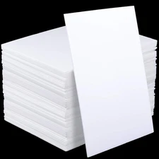 50 Pack 8 X 10 X 1/8 Inches Foam Boards, Multifunctional Foam Core Boards, White