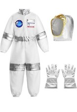 Relibeauty New Astronaut Costume Size 6-7 Years Gloves And Helmet