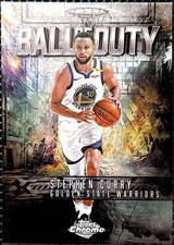 Stephen Steph Curry 2025 Topps Chrome BALL OF DUTY BD-9