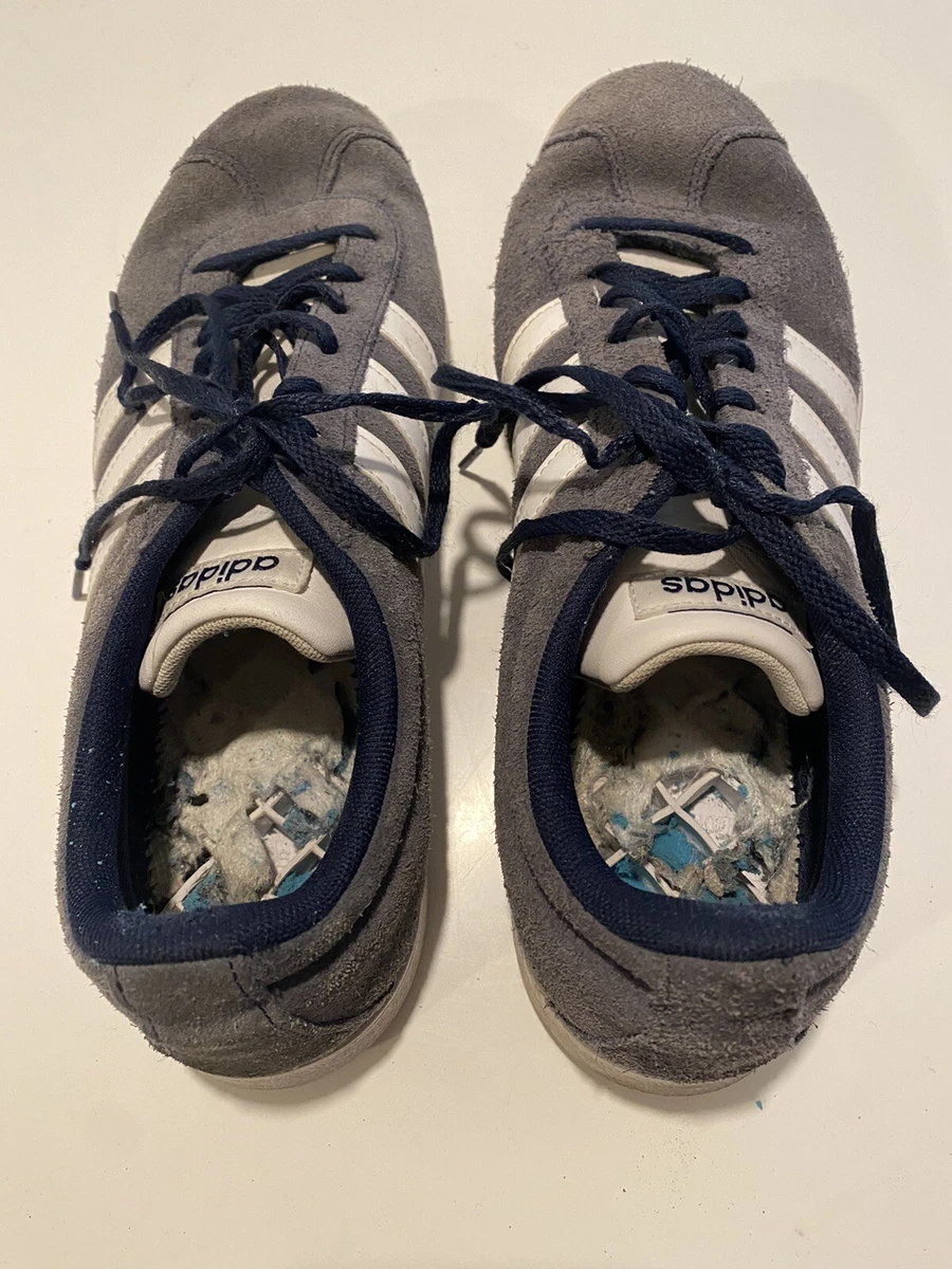 Adidas Blue Suede Shoes Sneakers Size 10.5 Mens Missing Insoles eBay