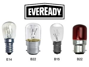 5 X Oven Bulb Fridge Appliance Light Himalayan Salt Lamp 25W Pygmy E14 Screw SES