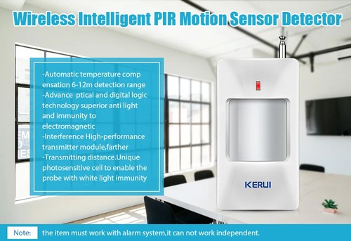 Wireless Intelligent PIR Motion Sensor Alarm Detector for WIFI GSM Alarm System - Picture 10 of 21