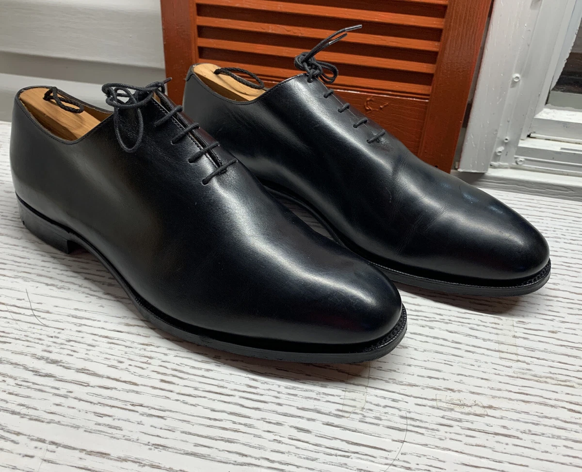 813 Shipton Heneage By Alfred Sargent Plain Black Shoes Men s Size