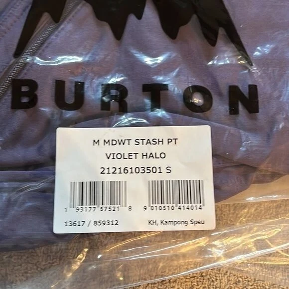 Pantalones de escondite de capa base de peso medio Burton Foto 3 de 4