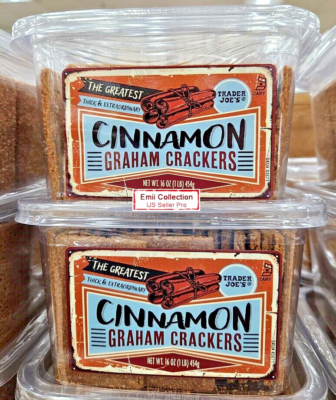 Trader Joe's Thick & Extraordinary Cinnamon Graham Crackers 16oz
