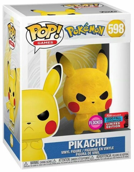 Funko Pop Grumpy Pikachu Flocked Angry 