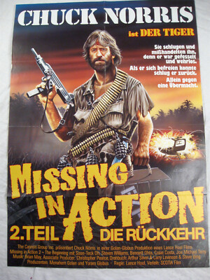 MISSING IN ACTION 2. TEIL DIE RÜCKKEHR - Poster Plakat Filmplakat - CHUCK NORRIS