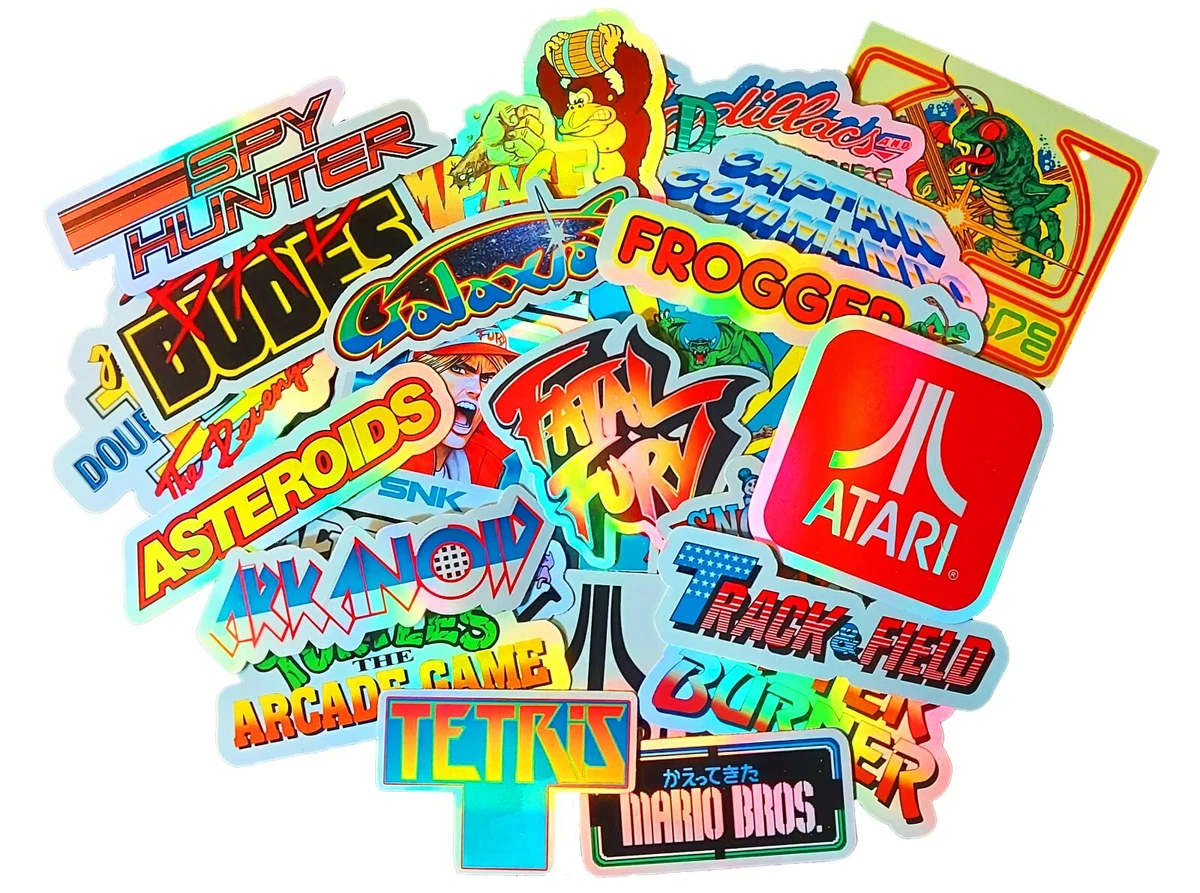 Classic Arcade Video Game Logos of the 90's - Logo Design