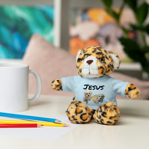 Jesus bear panda faith Christian Stuffed Animals Tee baby shower child birthday - 第 61/97 張圖片