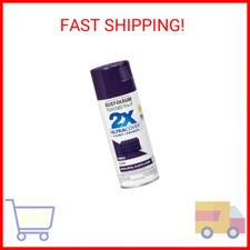Rust-Oleum 334042 Painter's Touch 2X Ultra Cover Spray Paint, 12 oz, Gloss Purpl