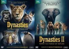 BBC EARTH Dynasties & Dynasties II: Narrated by David Attenborough (4-DISC DVD)