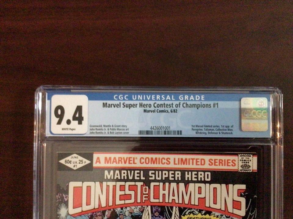 CGC 9.4 Contest Of Champions 1 XMen Avengers White Pages eBay