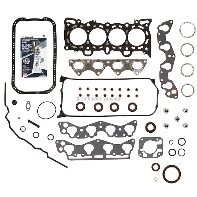 Juego completo de juntas para 96-00 Honda Civic De So 1.6 SOHC MLS D16Y7 D16Y8 D16B5 Foto 2 de 4
