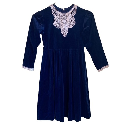 Auth.Gucci Chest Embroidered Logo Royal Blue Velvet Dress M | eBay