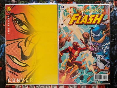 CONVERGENCE THE FLASH #1 #2 COMPLETE 2015 DC COMICS (26U)